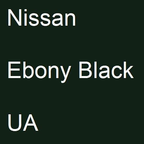 Nissan, Ebony Black, UA.